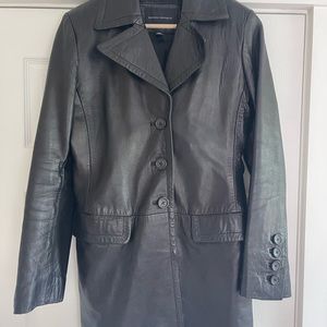 Banana Republic Black Leather Jacket